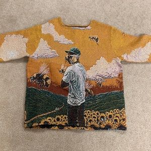 tapestry crew neck